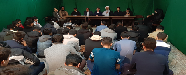 A Friendly Meeting Between University Officials and Students of Mofid Boys' Dormitory