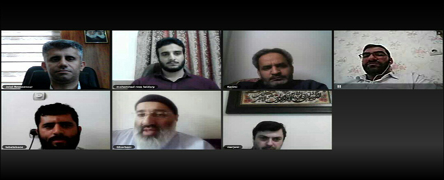 Holding the second meeting of the Cultural Council of Qom Industrial University with the presence of the council members virtually.