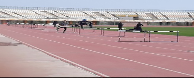 تحقيق المركز الثالث في منافسات ألعاب القوى للفتيات من الجامعات في المنطقة الرابعة من البلاد