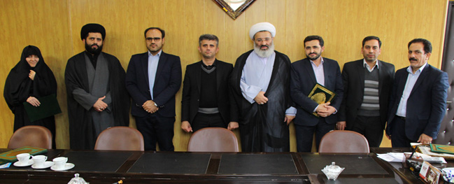 The Board of Trustees of the Hazrat Masoumeh (PBUH) Qarz al-Hasna Fund at Qom University of Technology was honored.