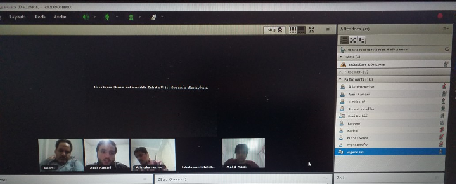 The second virtual meeting of the secretaries of scientific associations was held with the presence of the deputy and the cultural director of Qom University of Technology.